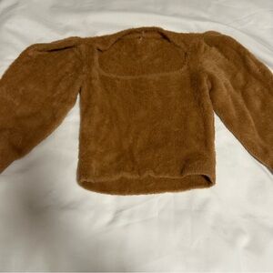 Free People women’s top size small color brown long sleeve